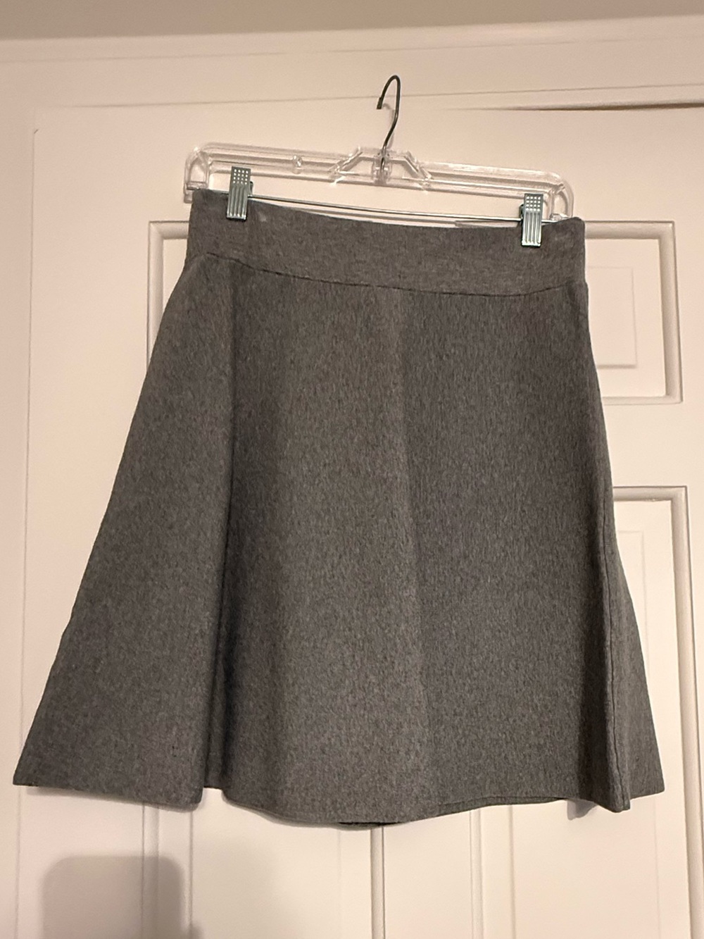 Ann Taylor Gray Circle Skirt